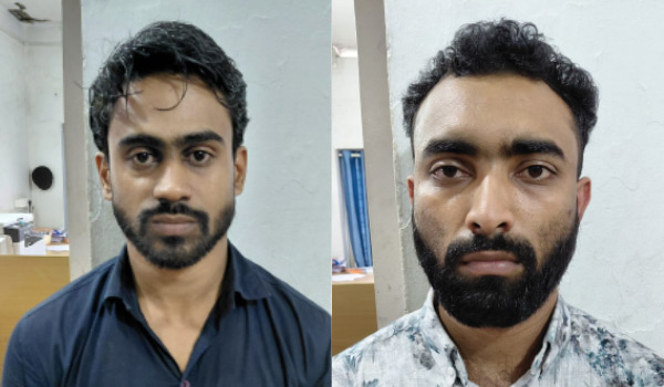 എം.ഡി.എം.എയുമായി  യുവാക്കള്‍ പിടിയില്‍