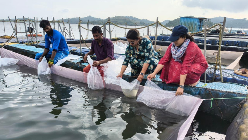 ബാണാസുരസാഗര്‍ ജലാശയത്തില്‍ സ്വദേശ മത്സ്യങ്ങളുടെ കേജ് കള്‍ച്ചര്‍ പ്രോത്സാഹിപ്പിക്കുന്നതിന്റെ ഭാഗമായി  പ്രദര്‍ശന പരിപാടി സംഘടിപ്പിച്ചു.