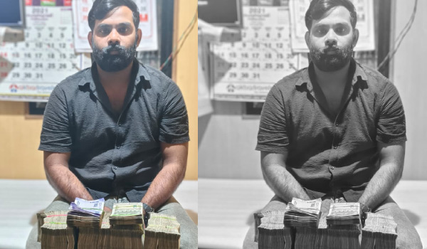 തോൽപ്പെട്ടി  എക്സൈസ് ചെക്ക് പോസ്റ്റിൽ കുഴൽപ്പണ വേട്ട , 31 ലക്ഷത്തോളം രൂപ പിടികൂടി.