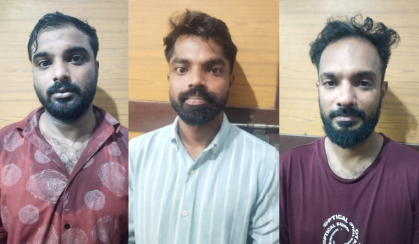 തോല്‍പ്പെട്ടിയില്‍ മെത്തഫിറ്റാമിനുമായി മൂന്ന് യുവാക്കള്‍ പിടിയില്‍